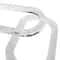 27" Clear Acrylic Plastic Chain Oval Link Sculpture